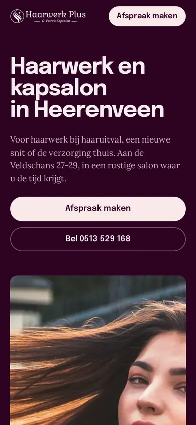 Richting B op een telefoon